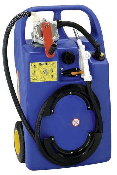 Cemo Adblue Trolley Liter Mit Kurbelpumpe Und Zapfschlauch