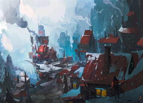 Artstation Redrouf Ismail Inceoglu Environment Concept Art