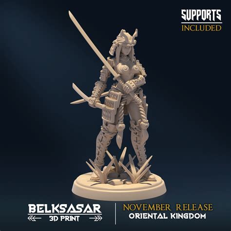 Archivo STL Moonshine Samurai B Nude And Normal Modelo Para Descargar E Imprimir En DCults