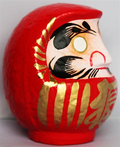 Daruma Lucky God Doll For Encouragement And Goal Setting