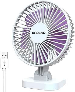 Amazon Abc Usb Desk Fan Small But Mighty Quiet Portable Fan