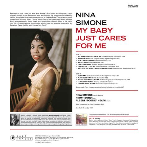 Nina Simone My Baby Just Cares For Me Beatnik Store