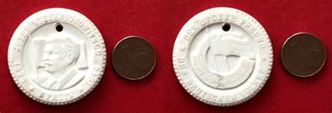 Ddr Porzellan Medaille Stalin Deutsch Sowjetische Freundschaft