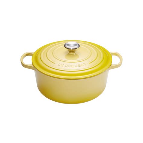 Cocotte Signature En Fonte Émaillée Ronde 24 Cm Soleil 21177244032430 Le Creuset Francis Batt