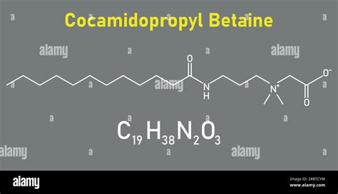 Chemical Structure Of Cocamidopropyl Betaine C H N O Chemical