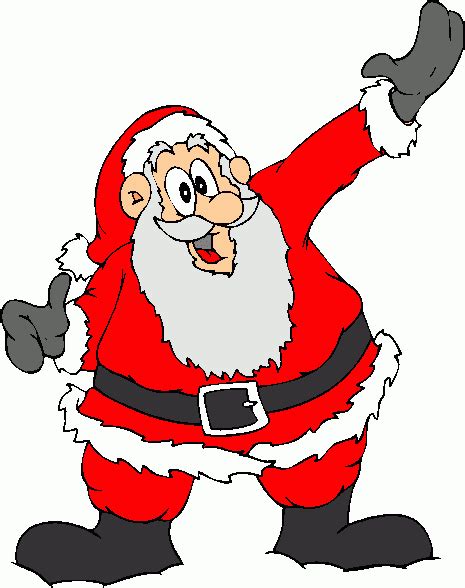 Christmas Cartoon Images Santa Clip Art Library