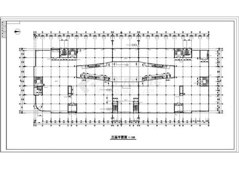 某多层商场cad建筑设计全套施工图纸商业建筑土木在线