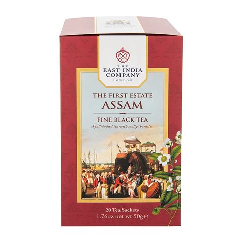 Buy The East India Company The First Estate Assam Black Tea 20 Individual Sachet Tea Bags