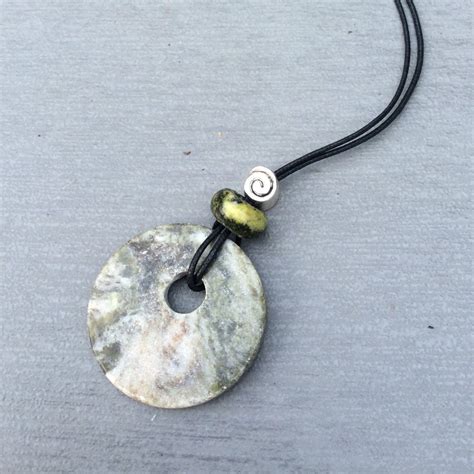 Connemara Marble Pendant Connemara Marble Necklace With Etsy