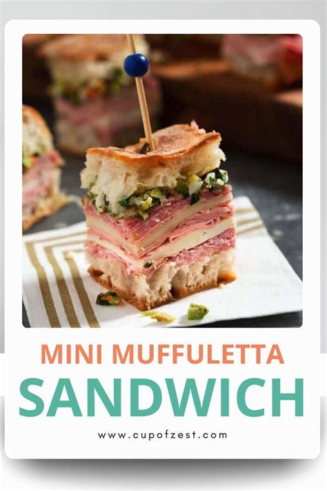 Easy Mini Muffuletta Sandwich Recipe Perfect For Parties Vídeo