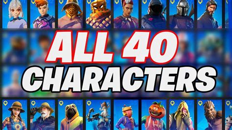 All 40 Fortnite Characters Locations: Check in Here