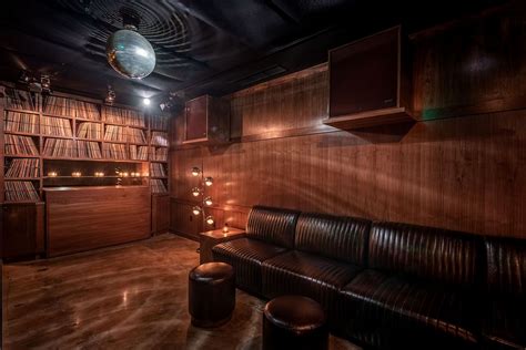 Highland Parks New Gold Line Bar Is A Moody Music Lovers Paradise