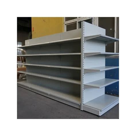 Modern Heavy Duty Supermarket Retail Shelves Multilevel Metal