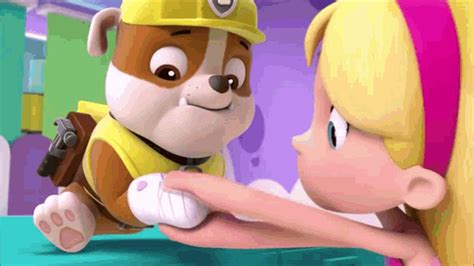 Paw Patrol Rubble GIF - PawPatrol Rubble Hurt - Discover & Share GIFs