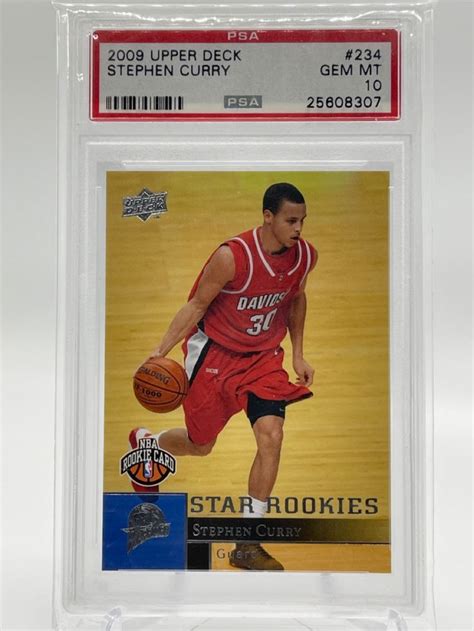 Stephen Curry 2009 Upper Deck RC 234 PSA 10 Stephen Curry Sports