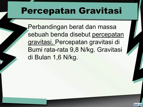 Massa Dan Berat Benda Ppt