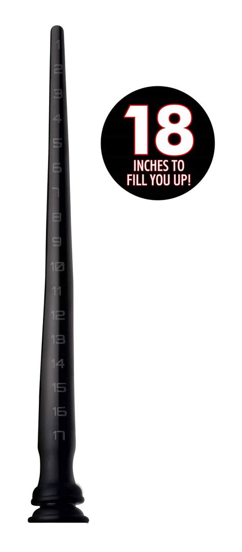 Silicone Tapered Anal Hose Inch The Bdsm Toy Shop