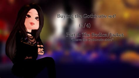 Buying The Gothicutie Set In Royale High Part 1 The Bodice Jacket Roblox Royale High