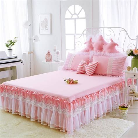 Hot Pink Bed Skirt Queen Hanaposy