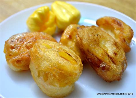 Chakkappam Jackfruit Fritters Chakka Pori Recipe