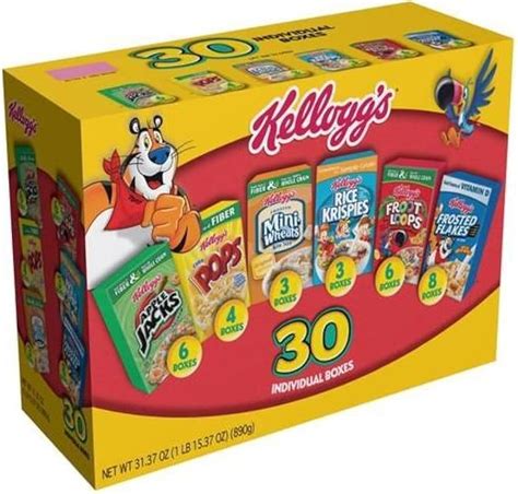 Kelloggs Jumbo Assortment Pack 30