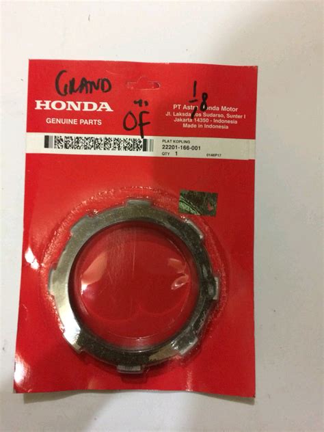 PLAT PELAT KAMPAS KAIN KOPLING KLOS HONDA ASTREA GRAND SUPRA REVO ASLI