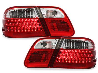 Focos Faros Traseros Led Mercedes Benz W Clase E Rojo C