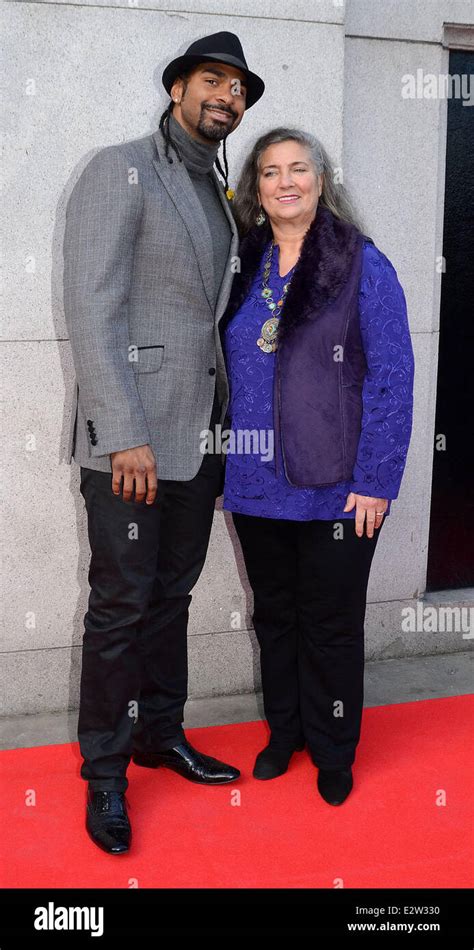 David Haye And His Mother Jane Haye At Tesco Mum Of The Year Awards