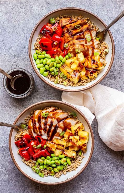 Teriyaki Chicken And Rice Bowls Recipe Runner