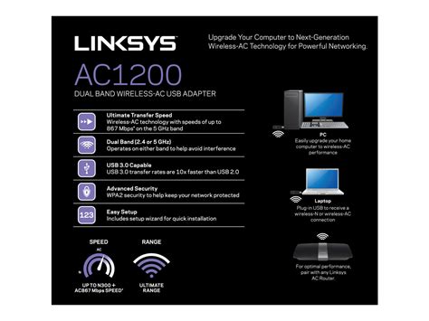 Linksys Dual Band Ac Wifi Usb Adapter Wusb Ej Dustin Se