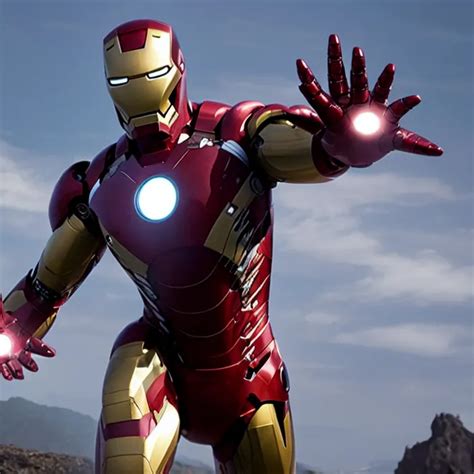 Photo Of Tom Holland In The Iron Man Suit The Suit Has Stable
