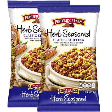 Pepperidge Farm Herb Seasoned Cubed Stuffing 12 Oz Bag Classic