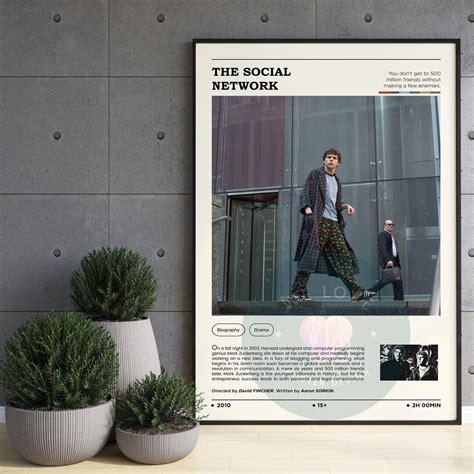 The Social Network Movie Poster / the Social Network Poster / - Etsy