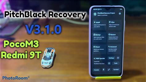 Pitchblack Recovery V Poco M Redmi T Youtube