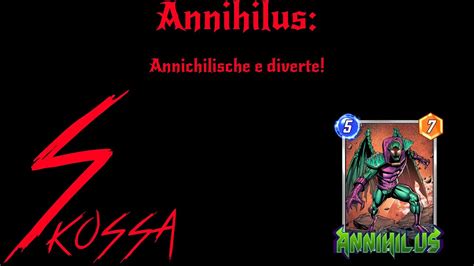 Marvel Snap Annihilus Una Gran Bella Carta Youtube