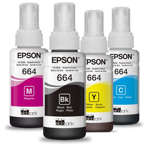 Kit Refil Epson T Para Ecotank L L L L L L