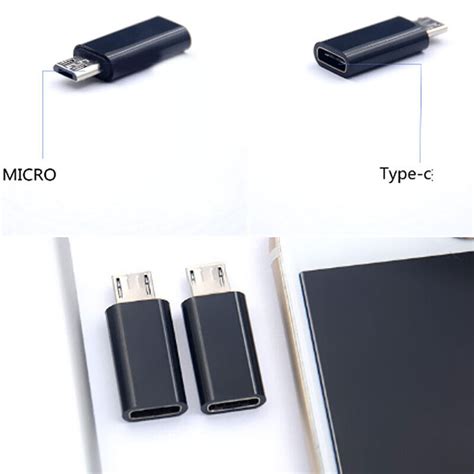 5x Usb 3 1 Adapter Type C Female To Micro Usb C Male Port White Converter Data Ⓐ Ebay