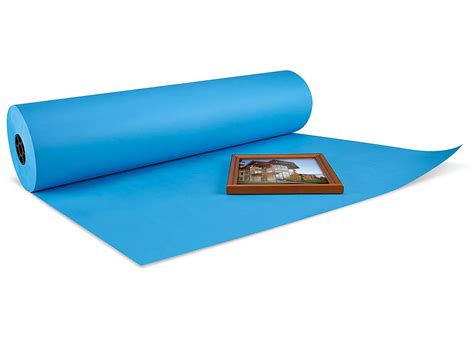 Papel Kraft Azul De 50 Lb 36 X 1000 S 11427blu Uline