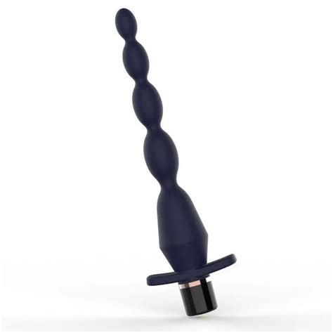 Plug Anal Escalonado Em Silicone Vibro Recarreg Vel Sex Shop