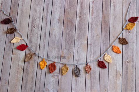 Fall Leaf Garland The Cookie Snob