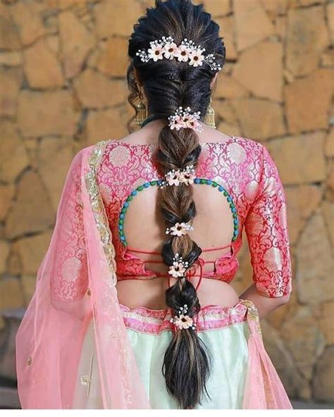 Top 10 Gorgeous And Modern Hairstyle For Lehenga Mymandap