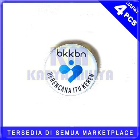 Pin Bkkbn Lencana Pengait Peniti Bros Logo Kelurga Berencana Karya