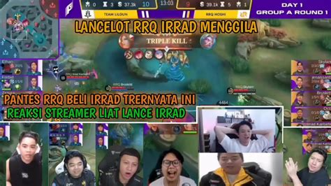 REAKSI STREAMER LIAT LANCELOT IRRADBUSET NGERI PARAH DEBUT PERTAMA