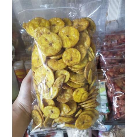 Jual SNACK KILOAN CURAH KERIPIK PISANG KOIN MANIS EMPUK KEMASAN 250