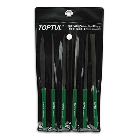 6PCS Needle File Set TOPTUL The Mark Of Professional Tools