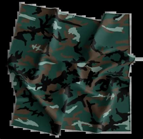 Woodland Camo Bandana —