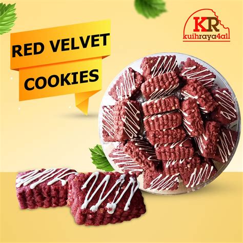 Kuih Raya 2022 Biskut Raya Red Velvet Cookies Shopee Malaysia