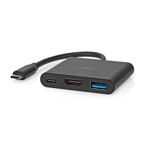 Usb Multi Port Adapter Usb 3 2 Gen 1 Usb C™ Male Hdmi™ Output Usb A Female Usb C