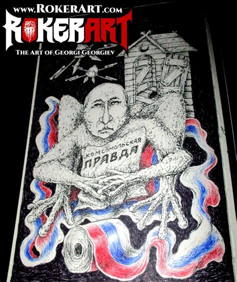 Putin-political-caricature-grotesque-artwork-graph by RokerArtwork on ...