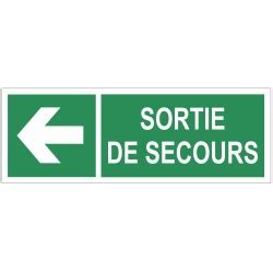 Panneau Sortie De Secours Pictogramme Sticker Communication